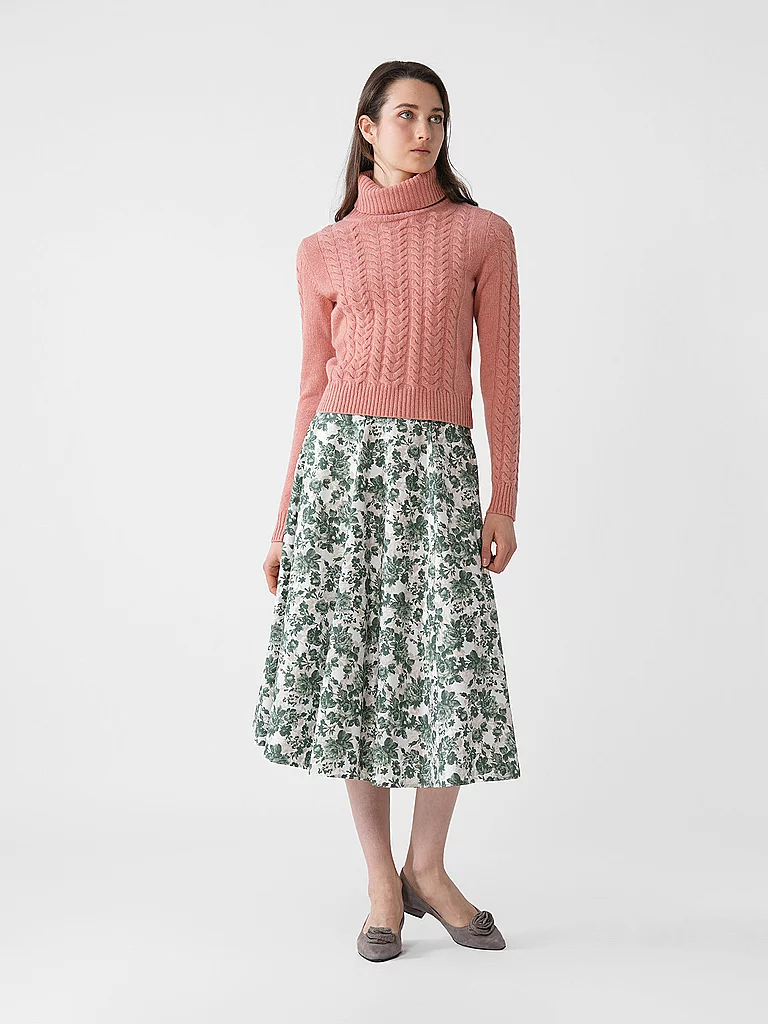 Lena Hoschek Stanley Turtleneck Sweater Pink XS 2